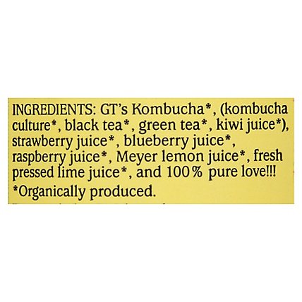 GT's Synergy Lemon Berry Kombucha - 16 Fl. Oz. - Image 5
