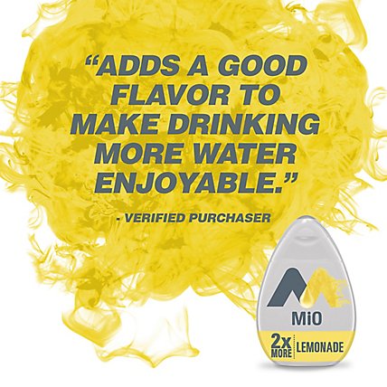 MiO Lemonade Naturally Flavored Liquid Water Enhancer Drink Mix with 2x More - 3.24 Fl. Oz. - Image 9