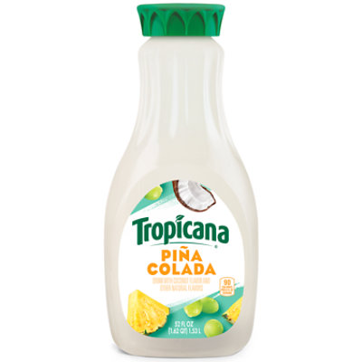 Tropicana Pina Colada Drink With Coconut Flavor Bottle - 52 Fl. Oz.