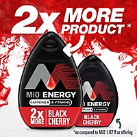 MiO Energy Black Cherry Liquid Water Enhancer Drink Mix with 2x More Bottle - 3.24 Fl. Oz. - Image 2