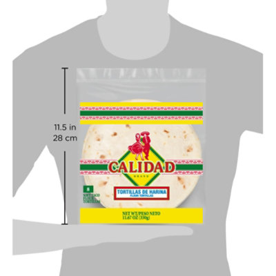 Calidad Flour Tortillas Soft Taco Size - 8 Count - Image 5
