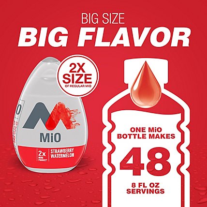 MiO Strawberry Watermelon Liquid Water Enhancer with 2x More Bottle - 3.24 Fl. Oz. - Image 4