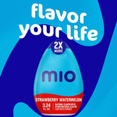 mio Strawberry Watermelon Flavored with other natural flavor Liquid Water Enhancer - 3.24 Fl. Oz. - Image 3