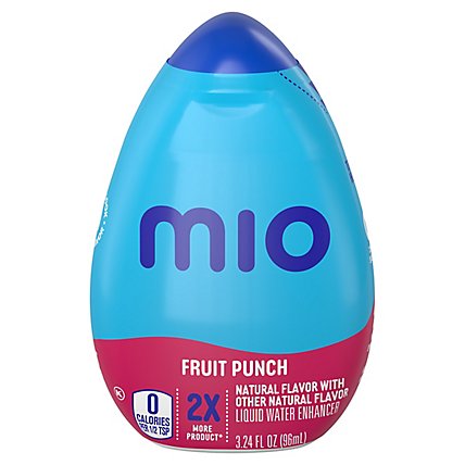 MiO Fruit Punch Liquid Water Enhancer Drink Mix with 2x More Bottle - 3.24 Fl. Oz. - Image 2