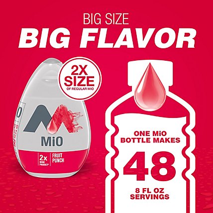 MiO Fruit Punch Liquid Water Enhancer Drink Mix with 2x More Bottle - 3.24 Fl. Oz. - Image 8
