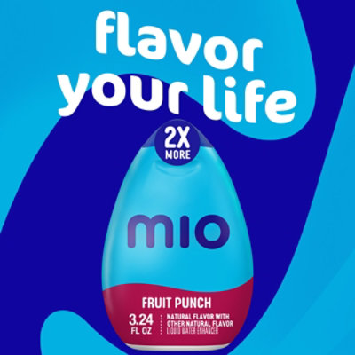 MiO Fruit Punch Liquid Water Enhancer Drink Mix with 2x More Bottle - 3.24 Fl. Oz. - Image 3