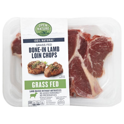 Open Nature Lamb Loin Chops Bone In - 1 Lb - Image 1