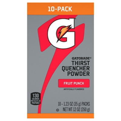 Gatorade Fruit Punch Thirst Quencher Powder Drink Mix Pack - 6 Count - Image 2