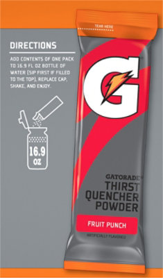 Gatorade Fruit Punch Thirst Quencher Powder Drink Mix Pack - 6 Count - Image 5