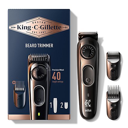 King C. Gillette Beard Trimmer Cordless - Each - Image 2
