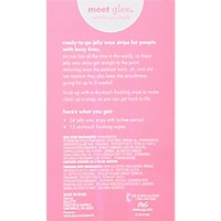 Glee The Body Wax Hair Removal Wax Strips for Women Raspberry Scent - 24 Count - Image 5