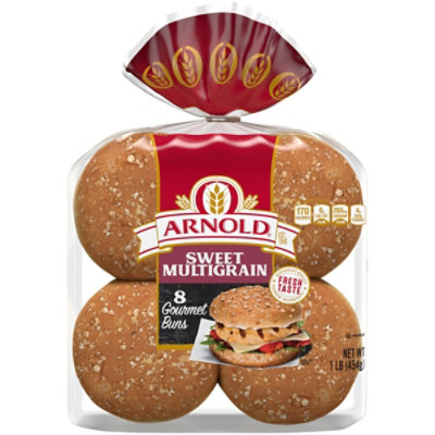 Arnold Sweet Multigrain Gourmet Hamburger Buns - 8 Count - Image 1