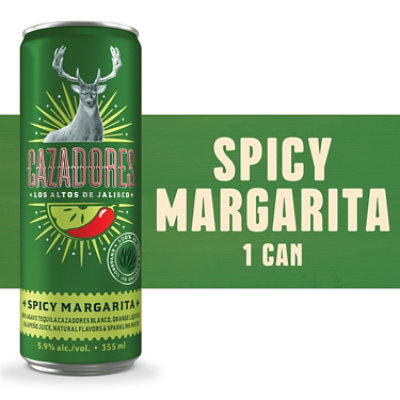 Cazadores Ready to Drink Gluten Free Spicy Margarita Cocktail Multipack - 4-355 Ml - Image 1