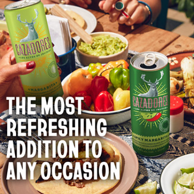 Cazadores Ready to Drink Gluten Free Spicy Margarita Cocktail Multipack - 4-355 Ml - Image 4
