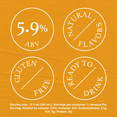 Cazadores Ready to Drink Gluten Free Spicy Margarita Cocktail Multipack - 4-355 Ml - Image 5