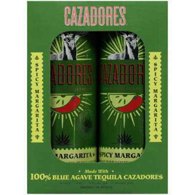 Cazadores Ready to Drink Gluten Free Spicy Margarita Cocktail Multipack - 4-355 Ml - Image 1