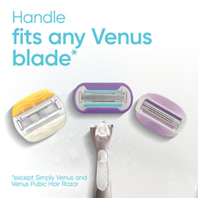 Gillette Venus ComfortGlide Plus Olay Coconut Womens Razor Blade Refills - 4 Count - Image 7