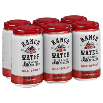 Lone River Ranch Water Hard Seltzer Grapefruit Pack In Cans - 6-12 Fl. Oz. - Image 1