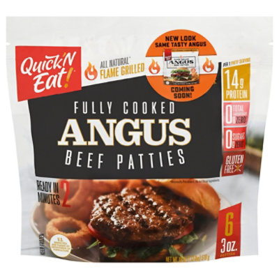 Fully Cooked Angus Beef Burgers 3.5 oz - Maple Leaf Healthcare & Hospitality