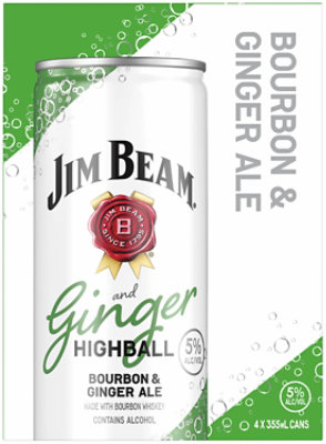 Jb Ginger Highball Rtd 4pk - 4-355 ML - Image 1