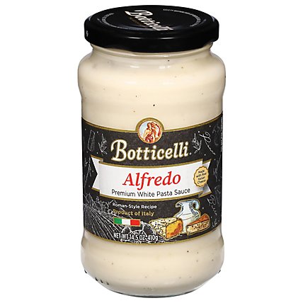 Botticelli Pasta Sauce Alfredo Premium White - 14.5 Oz - Image 3