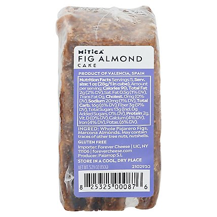 Mitica Fig Almond Cake - 5.29 Oz - Image 3