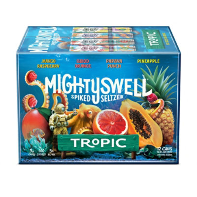 Mighty Swell Spiked Seltzer Tropic Pack In Cans - 12-12 Fl. Oz. - Image 2