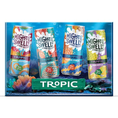 Mighty Swell Spiked Seltzer Tropic Pack In Cans - 12-12 Fl. Oz. - Image 5