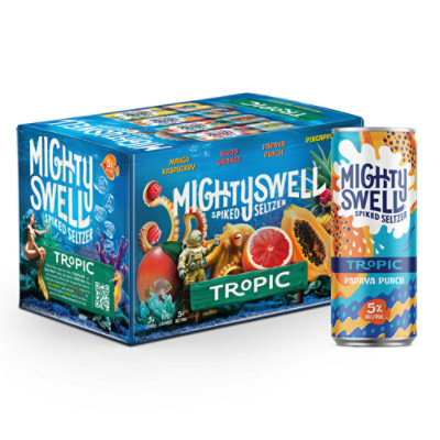 Mighty Swell Spiked Seltzer Tropic Pack In Cans - 12-12 Fl. Oz. - Image 1