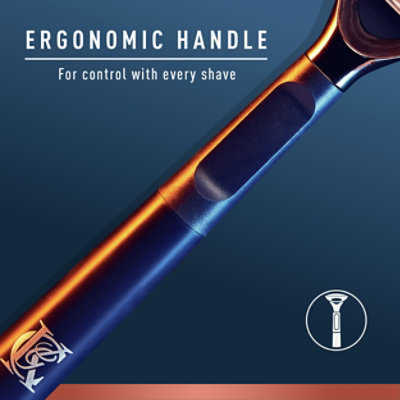 King C. Gillette Neck Razor Handle Plus 2 Blade Refills - Each - Image 5