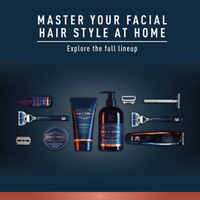 King C. Gillette Neck Razor Handle Plus 2 Blade Refills - Each - Image 7