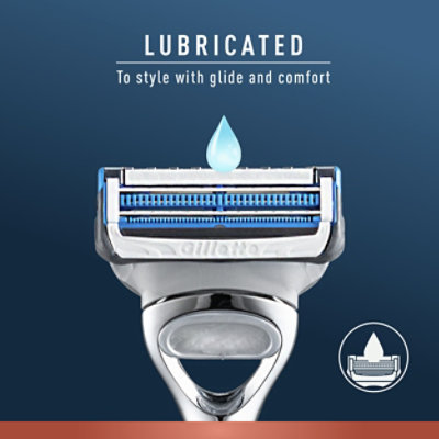 King C. Gillette Neck Razor Handle Plus 2 Blade Refills - Each - Image 8