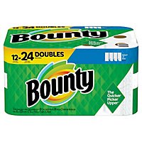 Bounty Select A Size Double Roll White Paper Towels - 12 Roll - Image 2