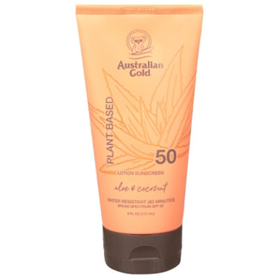 Australian Gold Plant Based Lotion Spf 50 - 6 OZ