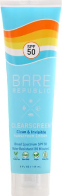 Bare Republic Clear Screen Lotion Spf 50 - 5 OZ - Image 2