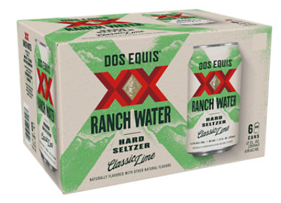 Dos Equis Ranch Water Classic Lime Hard Seltzer Cans - 6-12 Fl. Oz. - Image 2