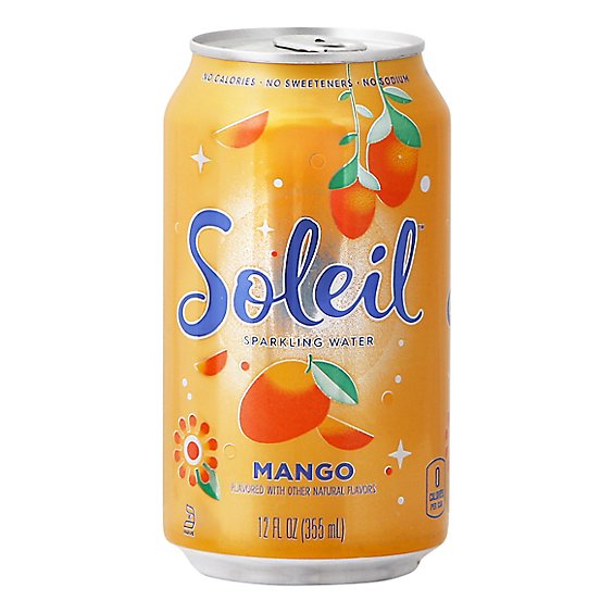 Signature Select Soleil Water Sparkling Mango - 12-12 FZ