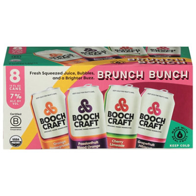 Boochcraft Hard Kombucha Variety Pack In Cans - 8-16 Fl. Oz. - Image 3