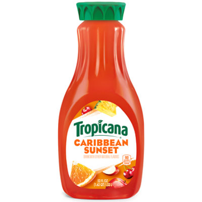 Tropicana Caribbean Sunset Flavor Drink Bottle - 52 Fl. Oz. - Image 1