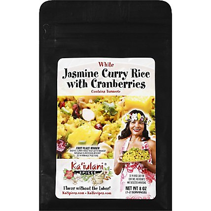 Kaiulani Spices Jasmine Curry Rice With Cranberries - 8 Oz - Image 2