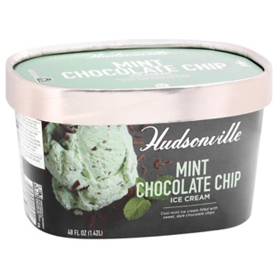 Hudsonville Mint Chocolate Chip - 48 OZ - Image 1