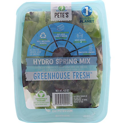 Petes Greenhouse Fresh Hydro Spring Mix - EA - Image 2