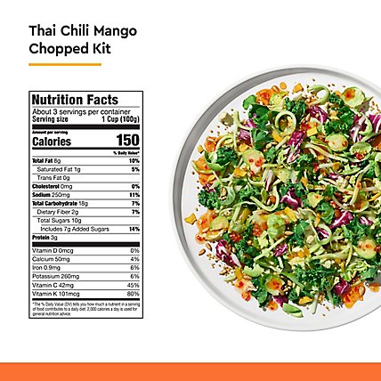 Taylor Farms Thai Chili Mango Chopped Salad Kit Bag - 11.25 Oz - Image 5