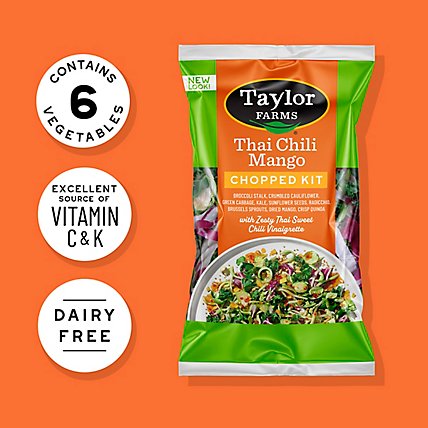 Taylor Farms Thai Chili Mango Chopped Salad Kit Bag - 11.25 Oz - Image 6