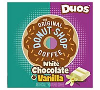 The Original Donut Shop Duos White Chocolate + Vanilla Single Serve Coffee K Cup Pods - 12 Count