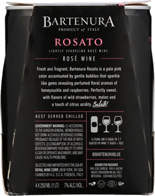 Bartenura Rosato Can - 250 ML - Image 2