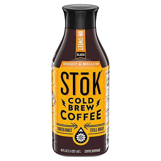 Stok Cold Brew Coffee Bright & Mellow - 48 Fl. Oz.