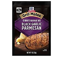 McCormick Grill Mates Black Garlic Parmesan 3 In 1 Seasoning Mix - 1 oz