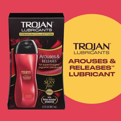 Trojan Arouses Releases Personal Lubricant - 3 Oz - Image 1