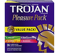 Trojan Condom Pleasure Pack - 36 CT